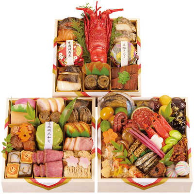 和風　三段（４～５人用）