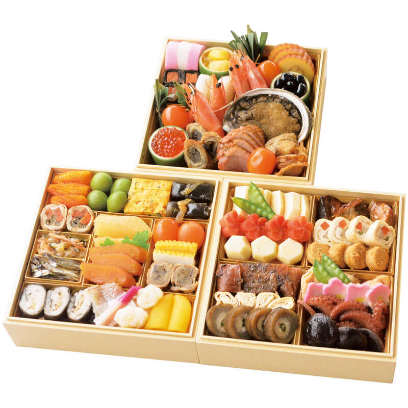 【おせち料理】福井 日本料理 一乃松 和風 三段(4~5人用) 【おせち料理】福井 日本料理 一乃松 和風 三段(4~5人用)