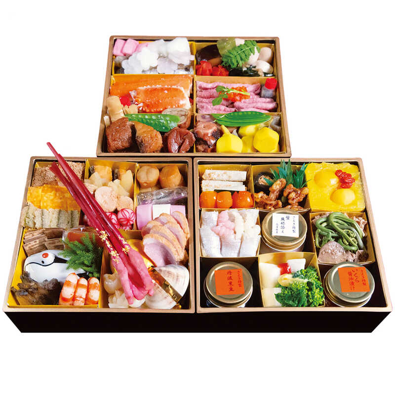 【おせち料理】奈良 西大和さえき 和風 三段(6人用) 【おせち料理】奈良 西大和さえき 和風 三段(6人用)