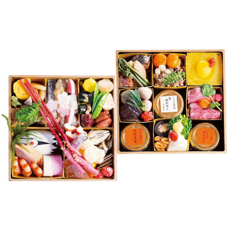 【おせち料理】奈良 西大和さえき 和風 二段(3人用)