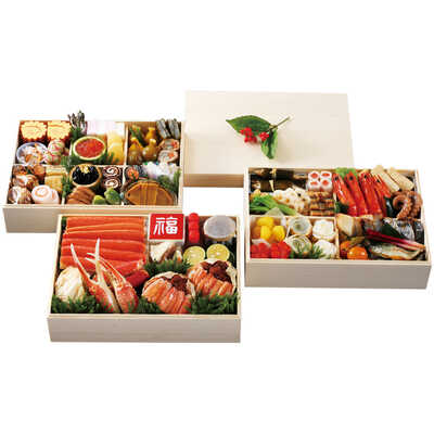 和風　三段（３～４人用）