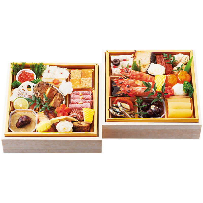【おせち料理】大阪 懐石料理 徳 和風 二段(2~3人用) 【おせち料理】大阪 懐石料理 徳 和風 二段(2~3人用)