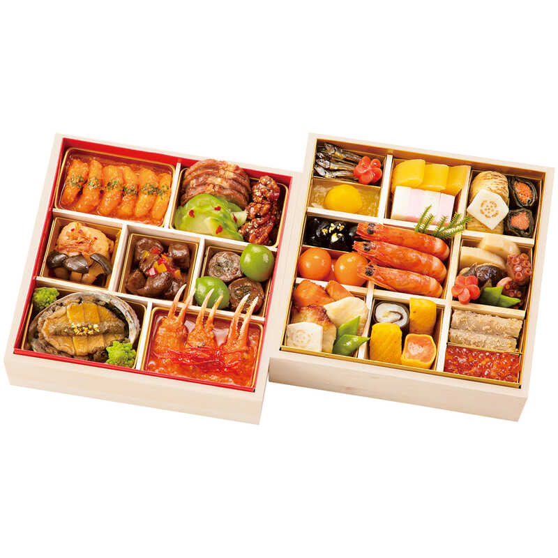 【おせち料理】京料理 たん熊北店 & トゥーランドット臥龍居 和・中華風 二段(2人用) 【おせち料理】京料理 たん熊北店 & トゥーランドット臥龍居 和・中華風 二段(2人用)