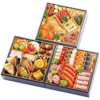 和・洋・中華風　三段（４人用）