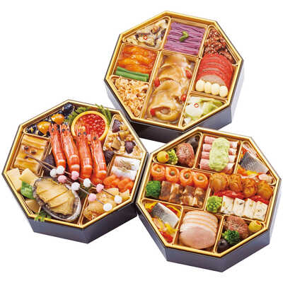 和・洋・中華風　三段（４人用）