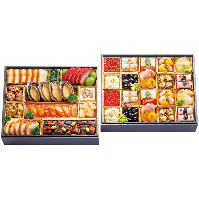 【おせち料理】Nabeno-Ism & 4000 Chinese Restaurant 洋・中華風 オードブル 二段(4人用) 【おせち料理】Nabeno-Ism & 4000 Chinese Restaurant 洋・中華風 オードブル 二段(4人用)