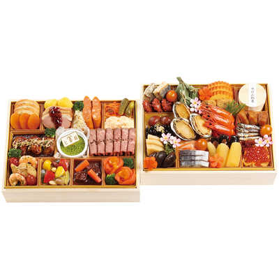 和・洋風　二段（３～４人用）