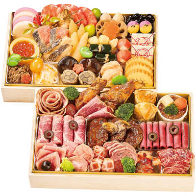 和・洋風　二段（３～４人用）