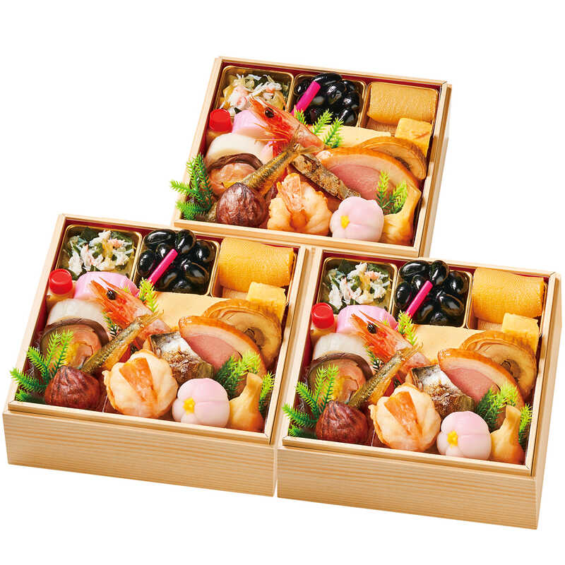 【おせち料理】泉仙 和風 一段三客組(3人用) 【おせち料理】泉仙 和風 一段三客組(3人用)