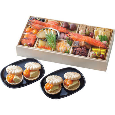 和風　一段　フォアグラ最中付き（４人用）