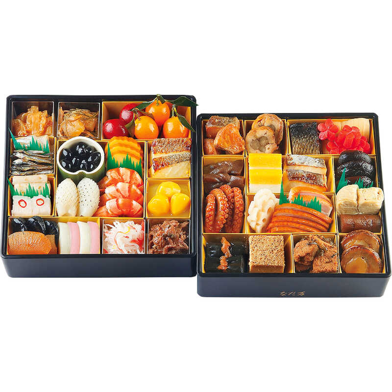 【おせち料理】日本料理 なだ万 和風 二段(3人用) 【おせち料理】日本料理 なだ万 和風 二段(3人用)