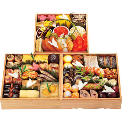 和風　三段（３～４人用）