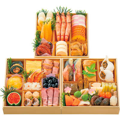 和風　三段　「寿禄」（４～５人用）