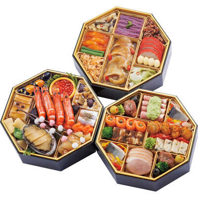 和・洋・中華風　三段（４人用）