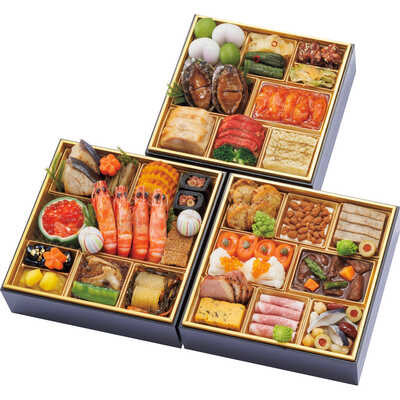 和・洋・中華風　三段（４人用）