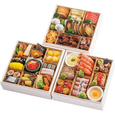 和・洋・中華風　三段（４人用）