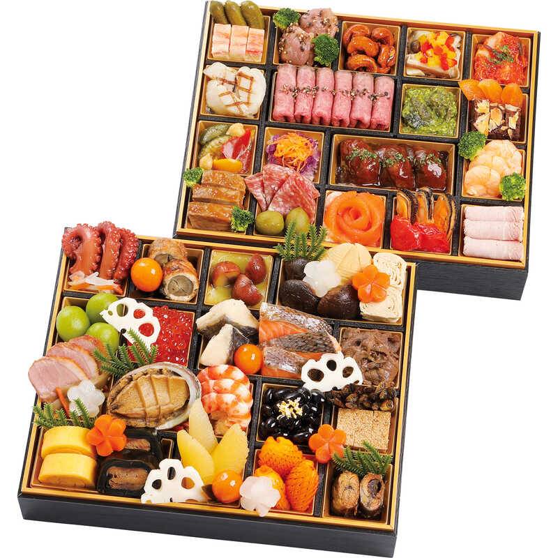 【おせち料理】日本橋ゆかり & たいめいけん 和・洋風 二段(3~4人用) 【おせち料理】日本橋ゆかり & たいめいけん 和・洋風 二段(3~4人用)