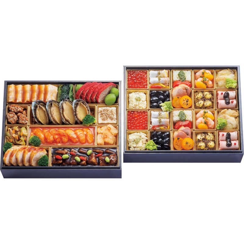 【おせち料理】Nabeno-Ism & 4000 Chinese Restaurant 洋・中華風オードブル 二段(4人用) 【おせち料理】Nabeno-Ism & 4000 Chinese Restaurant 洋・中華風オードブル 二段(4人用)