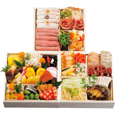 和・洋・中華風　三段（３～４人用）