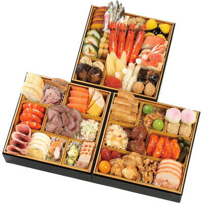 和・洋・中華風　三段（３～４人用）