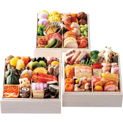 和・洋・中華風　三段（２人用）