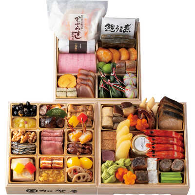 和風　三段（４人用）