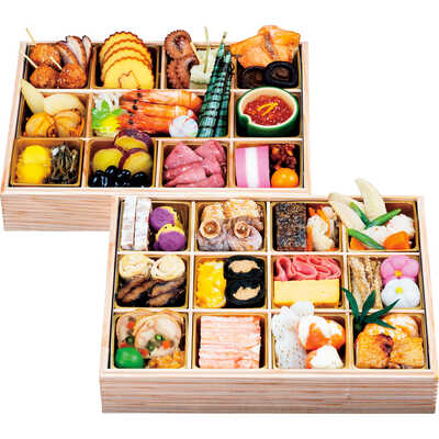 和・洋風　二段（３～４人用）