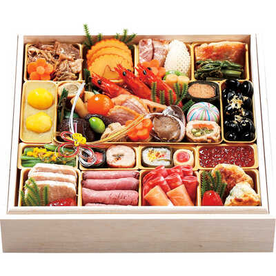 和風　八寸角　一段（２人用）