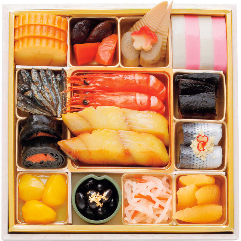 【おせち料理】築地 味の浜藤 和風 一段(2人用) 【おせち料理】築地 味の浜藤 和風 一段(2人用)