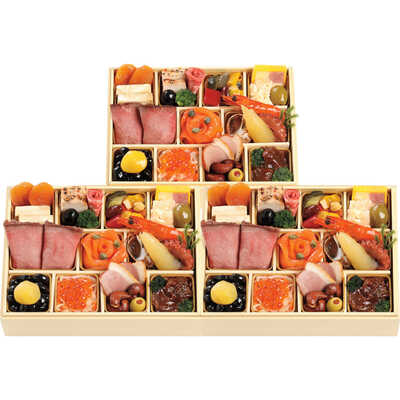 和・洋風　一段三客組（３人用）