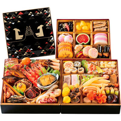 和風　三段（３～４人用）