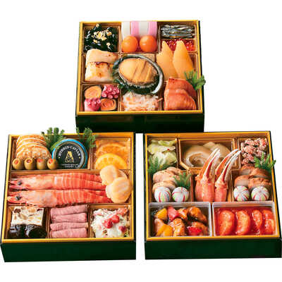 和・洋・中華風　三段（４人用）