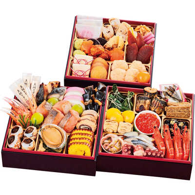 和風　三段（３～４人用）