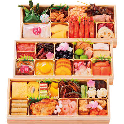 和風　三段（４～５人用）