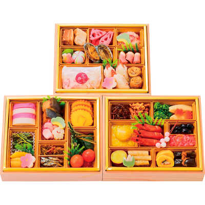 和風　三段（３～４人用）