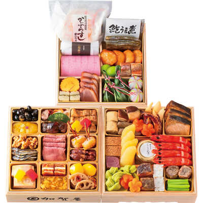 和風　三段（４人用）