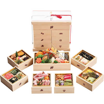 和風　四段　七枡宝尽くし（２～３人用）