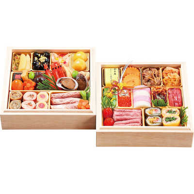 和風　六寸角　二段（２～３人用）