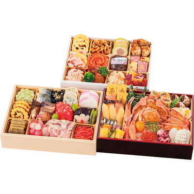 和・洋風　三段（３～４人用）