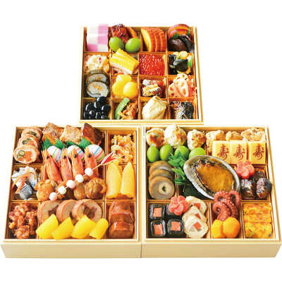 和風　三段（３～４人用）