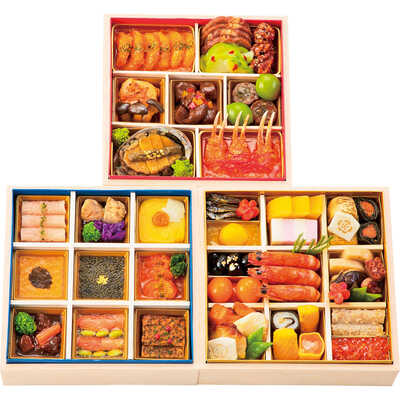 和・洋・中華風　三段（３人用）