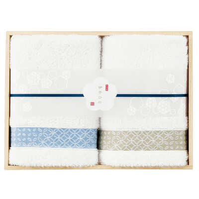 煌 フェイスタオルセット 木箱入り