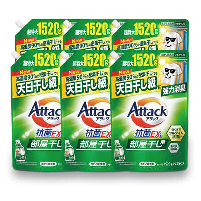 アタック抗菌ＥＸ　部屋干し　詰め替え用