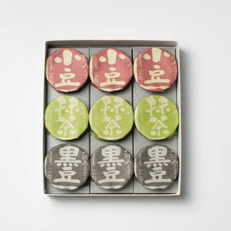 ＜大丸松坂屋＞ 出産内祝い 仙太郎 丹波みくまり9缶入（小豆・抹茶・黒豆×各3）画像