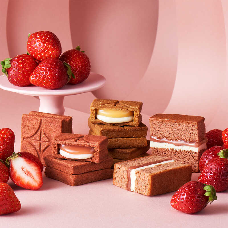 お取り寄せ(楽天) 期間限定のバターサンド★ プレスバターサンド・ケーキ詰合せ〈あまおう苺〉12個入 いちご 価格3,240円 (税込)