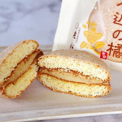 レアチーズ橘ブッセ　右近の橘９個入