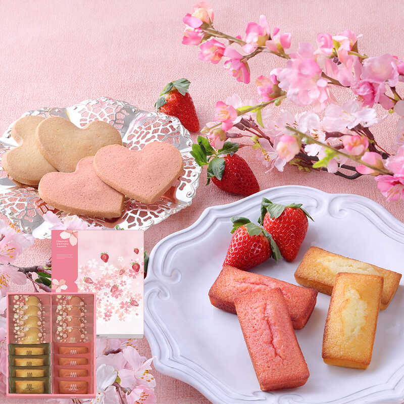 【500円引きクーポン】 いちごフィナンシェアソート M｜大丸松坂屋オンラインストア 菓子