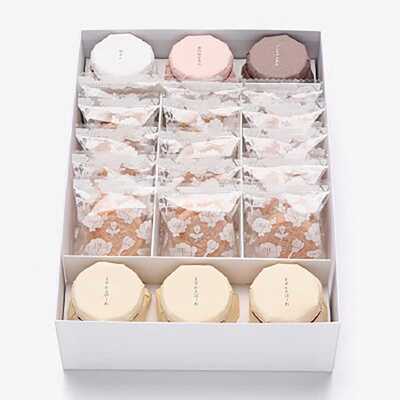 あんぽーね(粒、栗きなこ、ピスタチオ)30枚入(15組)