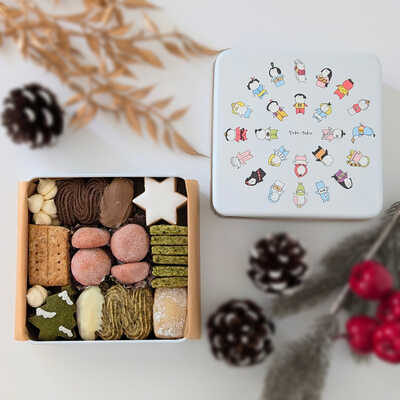 クッキー缶 クリスマスver