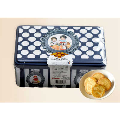 ラトリニテーヌ『バタービスケット缶』レトロキッズ テーブル